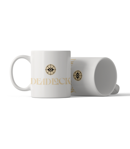 Buy deadlock merch such as this white deadlock mug