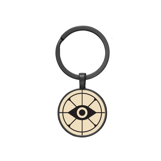 Deadlock merch - Deadlock Icon Keychain - Black Round - deadlock-shop.com - Official Deadlock Shop