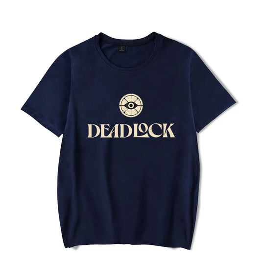 Deadlock merch - Deadlock Classic T-Shirt – Navy Edition - deadlock-shop.com - Official Deadlock Shop