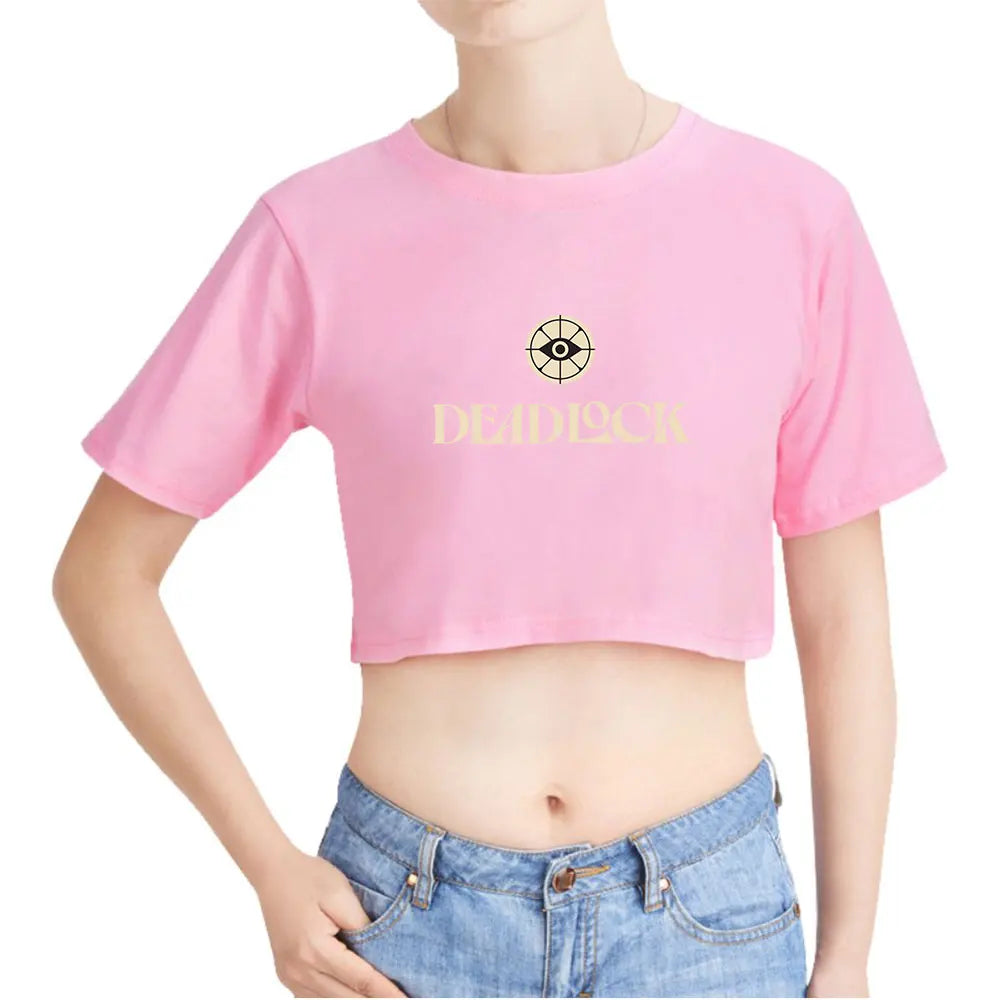 Deadlock merch - Deadlock Crop Top – Pink Edition - deadlock-shop.com - Official Deadlock Shop