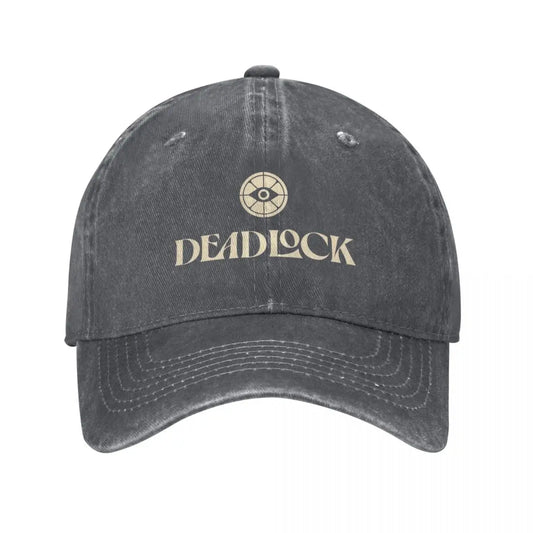 Deadlock merch - Deadlock Signature Adjustable Cap - Deep Gray - deadlock-shop.com - Official Deadlock Shop