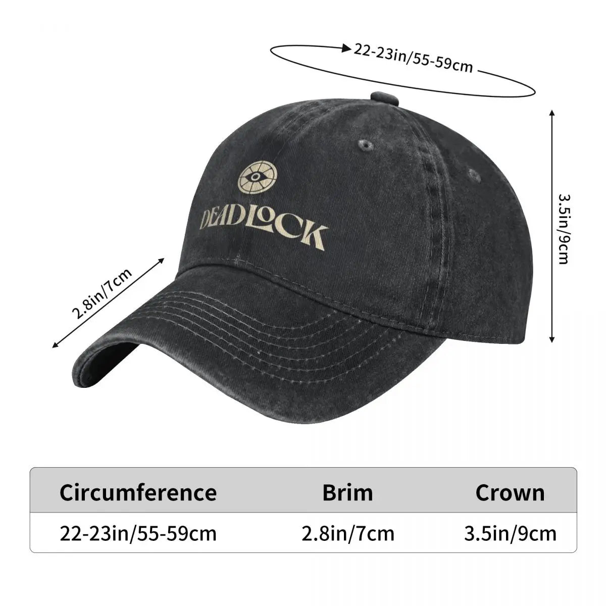 Deadlock merch - Deadlock Signature Adjustable Cap - Khaki - deadlock-shop.com - Official Deadlock Shop