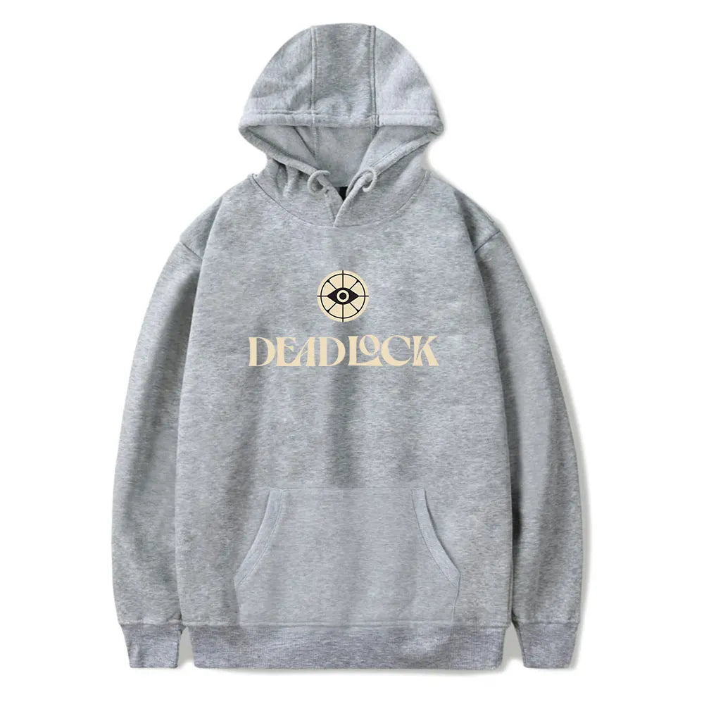 Deadlock merch - Deadlock Classic Pullover Hoodie – Grey Edition S - deadlock-shop.com - Official Deadlock Shop