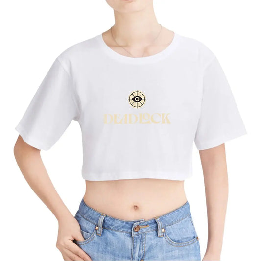 Deadlock merch - Deadlock Crop Top – White Edition - deadlock-shop.com - Official Deadlock Shop