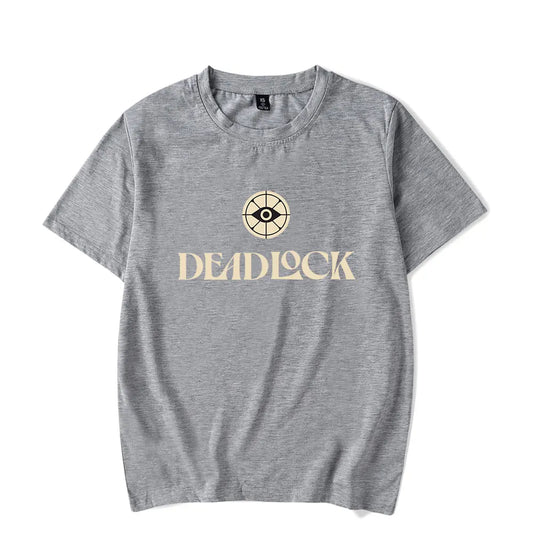 Deadlock merch - Deadlock Classic T-Shirt – Grey Edition - deadlock-shop.com - Official Deadlock Shop