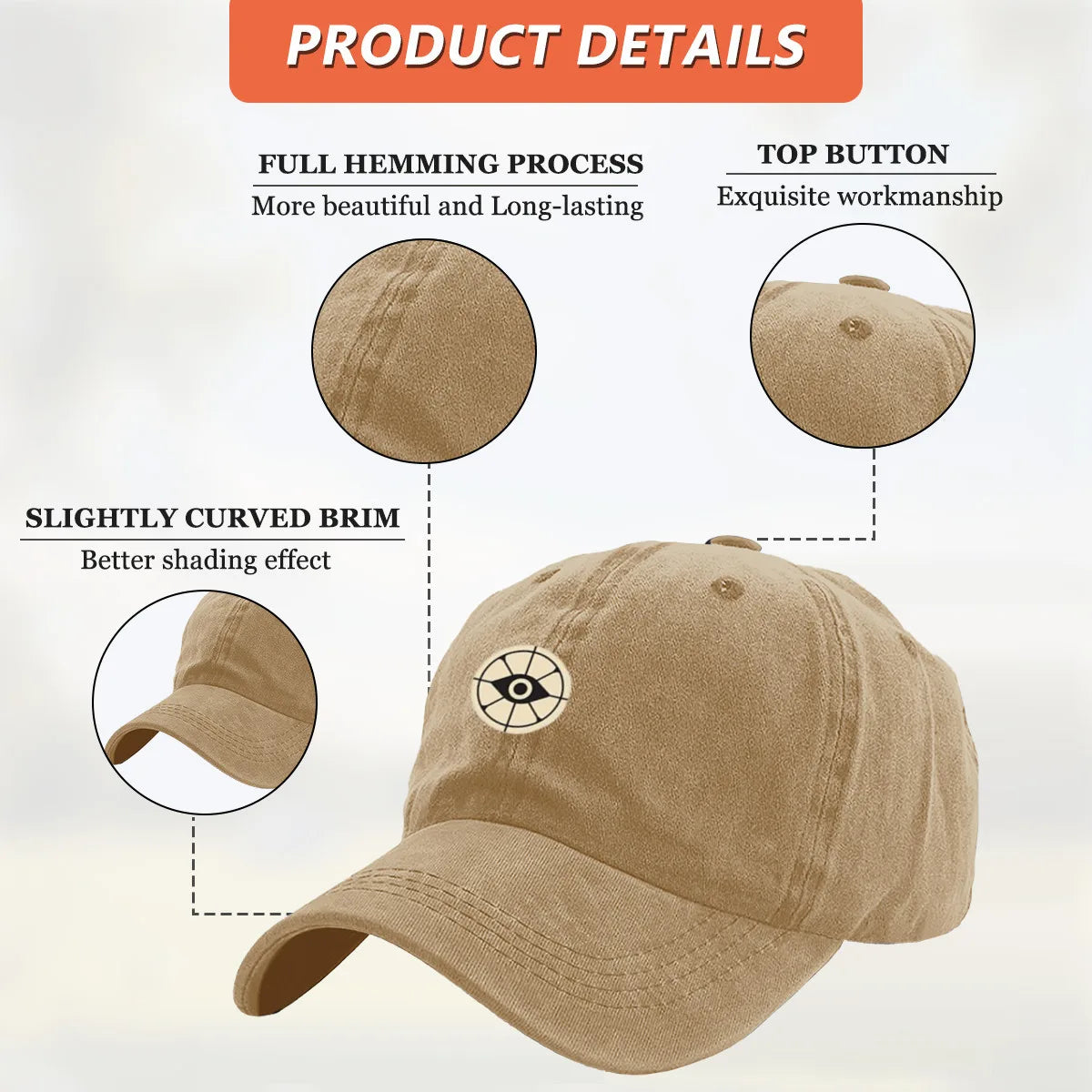 Deadlock merch - Deadlock Classic Adjustable Cap - Khaki - deadlock-shop.com - Official Deadlock Shop