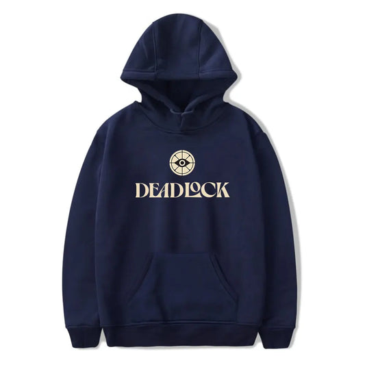 Deadlock merch - Deadlock Classic Pullover Hoodie – Navy Edition - deadlock-shop.com - Official Deadlock Shop