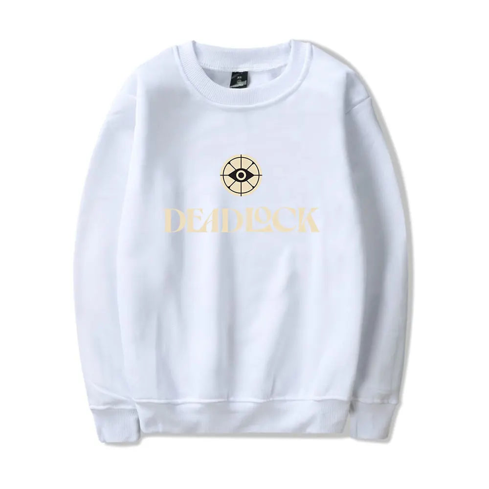 Deadlock merch - Deadlock Classic Sweatshirt – White Edition - deadlock-shop.com - Official Deadlock Shop