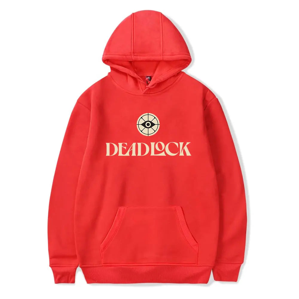 Deadlock merch - Deadlock Classic Pullover Hoodie – Red Edition XXS - deadlock-shop.com - Official Deadlock Shop