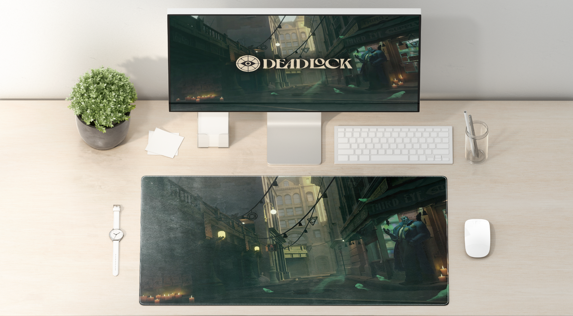 Deadlock merch - Deadlock mouse pad - The street - deadlock-shop.com - Official Deadlock Shop